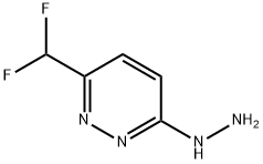 (6-Difluoromethyl-pyridazin-3-yl)-hydrazine 구조식 이미지