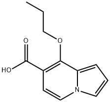 8-Propoxy-indolizine-7-carboxylic acid 구조식 이미지