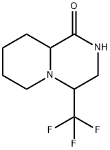4-Trifluoromethyl-hexahydro-pyrido[1,2-a]pyrazin-1-one 구조식 이미지