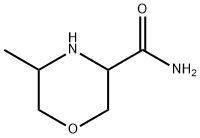 5-Methyl-morpholine-3-carboxylic acid amide Structure