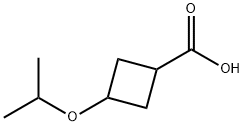 3-Isopropoxy-cyclobutanecarboxylic acid Structure