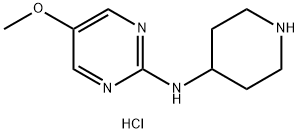 5-Methoxy-N-(piperidin-4-yl)pyrimidin-2-amine dihydrochloride Structure