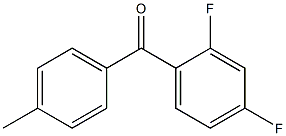 (2,4-difluorophenyl)-(4-methylphenyl)methanone 구조식 이미지