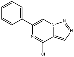 4-Chloro-6-phenyl-[1,2,3]triazolo[1,5-a]pyrazine 구조식 이미지