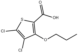 4,5-Dichloro-3-propoxy-thiophene-2-carboxylic acid Structure