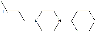 [2-(4-Cyclohexyl-piperazin-1-yl)-ethyl]-methyl-amine 구조식 이미지