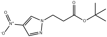 tert-butyl 3-(4-nitro-1H-pyrazol-1-yl)propanoate Structure