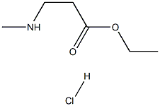 ETHYL 3-(METHYLAMINO)PROPANOATE HYDROCHLORIDE 구조식 이미지