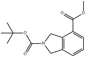 2-tert-Butyl 4-methyl isoindoline-2,4-dicarboxylate Structure