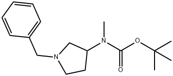 3-(N-BOC-N-METHYL)-AMINO-1-BENZYL-PYRROLIDINE 구조식 이미지