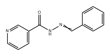 N'-[(E)-phenylmethylidene]pyridine-3-carbohydrazide Structure