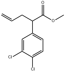 METHYL 2-(3,4-DICHLOROPHENYL)PENT-4-ENOATE 구조식 이미지