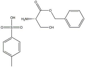 L-Serine, phenylmethyl ester, 4-methylbenzenesulfonate (salt) Structure