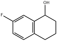 7-FLUORO-1,2,3,4-TETRAHYDRONAPHTHALEN-1-OL 구조식 이미지