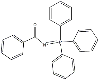 Benzamide,N-(triphenylphosphoranylidene)- 구조식 이미지