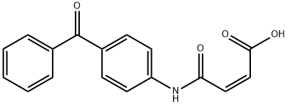 4-(4-benzoylanilino)-4-oxo-2-butenoic acid Structure