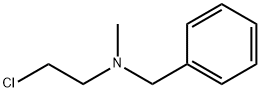 N-benzyl-2-chloro-N-methyl-ethanamine 구조식 이미지