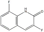 3,8-difluoro-1H-quinolin-2-one Structure