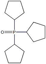 Phosphine oxide,tricyclopentyl- Structure