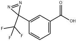 3-(3-(trifluoromethyl)-3H-diazirin-3-yl)benzoic acid Structure