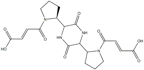 2,5-Diketo-3,6-di(4-succinylaminobutyl) piperazine 구조식 이미지
