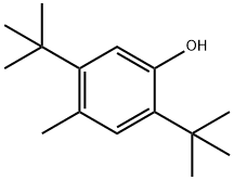 Phenol, 2,5-bis(1,1-dimethylethyl)-4-methyl- Structure