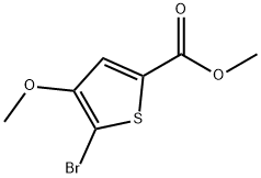 Methyl 5-bromo-4-methoxythiophene-2-carboxylate 구조식 이미지