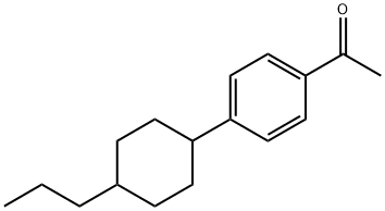 1-[4-(4-propylcyclohexyl)phenyl]ethanone Structure