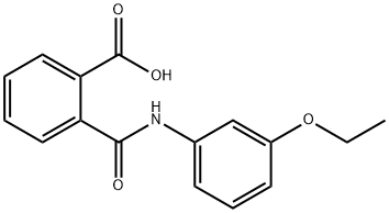 2-{[(3-ethoxyphenyl)amino]carbonyl}benzoic acid 구조식 이미지