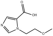 1-(2-Methoxyethyl)-1H-imidazole-5-carboxylic acid Structure