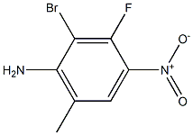 2-bromo-3-fluoro-6-methyl-4-nitroaniline Structure