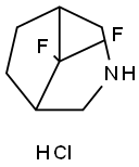 8,8-Difluoro-3-azabicyclo[3.2.1]octane hydrochloride 구조식 이미지