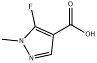 5-Fluoro-1-methyl-1H-pyrazole-4-carboxylic acid Structure