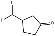 3-(difluoromethyl)cyclopentanone 구조식 이미지