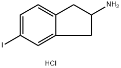 5-iodo-2,3-dihydro-1H-inden-2-amine:hydrochloride Structure
