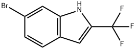 6-Bromo-2-trifluoromethyl-1H-indole Structure