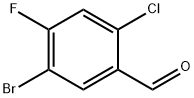5-bromo-2-chloro-4-fluorobenzaldehyde Structure