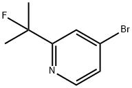 4-BROMO-2-(2-FLUOROPROPAN-2-YL)PYRIDINE 구조식 이미지