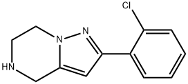 2-(2-CHLOROPHENYL)-4,5,6,7-TETRAHYDROPYRAZOLO[1,5-A]PYRAZINE Structure