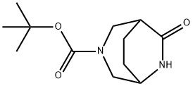 Tert-Butyl 7-Oxo-3,6-Diazabicyclo[3.2.2]Nonane-3-Carboxylate 구조식 이미지