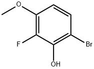 4-Bromo-2-fluoro-3-hydroxyanisole 구조식 이미지