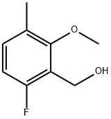 6-Fluoro-2-methoxy-3-methylbenzyl alcohol 구조식 이미지