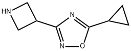 3-(azetidin-3-yl)-5-cyclopropyl-1,2,4-oxadiazole Structure