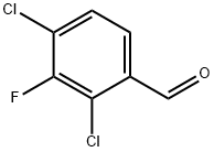 2,4-Dichloro-3-fluorobenzaldehyde 구조식 이미지