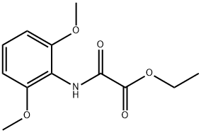 ethyl 2-((2,6-dimethoxyphenyl)amino)-2-oxoacetate Structure