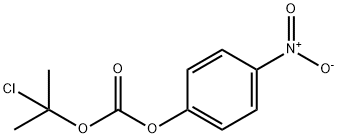 Carbonic acid, 1-chloro-1-methylethyl 4-nitrophenyl ester 구조식 이미지