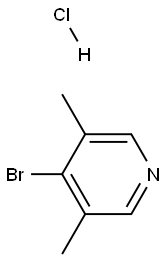 4-bromo-3,5-dimethylpyridine hydrochloride Structure