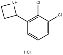 2-(2,3-dichlorophenyl)azetidine:hydrochloride Structure