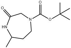 Tert-Butyl 5-Methyl-3-Oxo-1,4-Diazepane-1-Carboxylate Structure