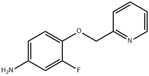 3-fluoro-4-(pyridin-2-ylmethoxy)aniline Structure